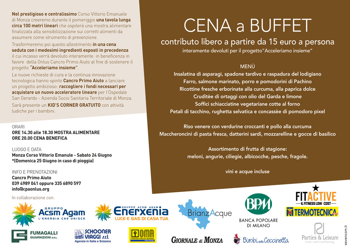 Invito cena FitActive 2
